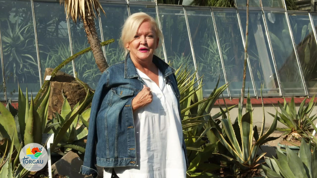Angelika Milster zur Landesgartenschau Torgau 2022